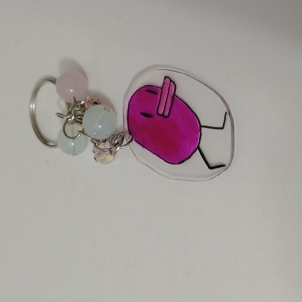 Handmade Tamogatchi Keychain